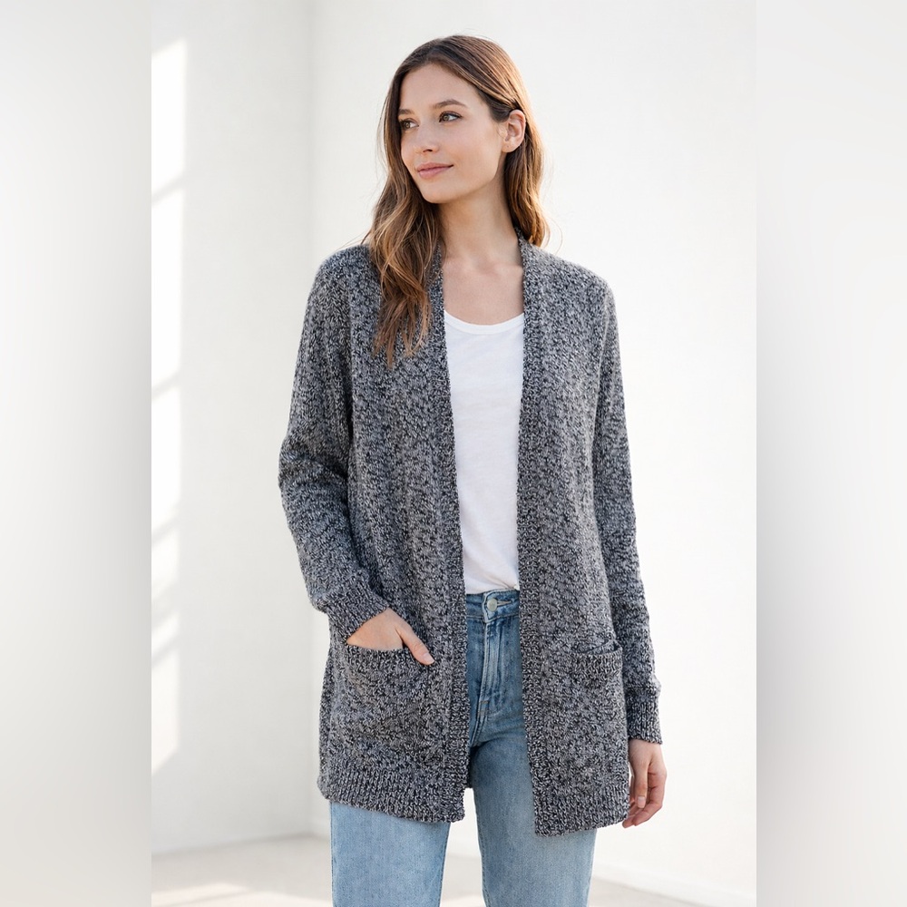 THEORY Open-Front Wool Cardigan